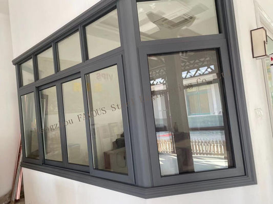 50 series 6m m termalmente Windows de aluminio quebrado, 8m m calentaron Windows de cristal