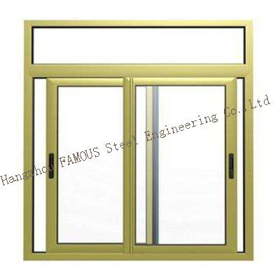 50 series 6m m termalmente Windows de aluminio quebrado, 8m m calentaron Windows de cristal