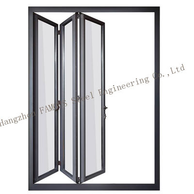 La ventana de vidrio de aluminio del marco de 55 60 series, doble de aluminio de PVDF esmaltó Windows