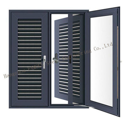Ventana de aluminio modificada para requisitos particulares de la lumbrera de la persiana para el retrete/el cuarto de baño