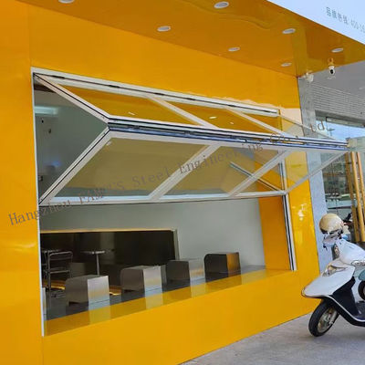 Vidrio exterior de la aleación de aluminio de la fachada que dobla el marco expuesto Windows plegable