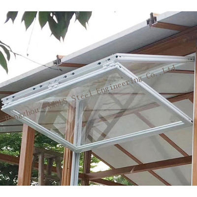 Vidrio exterior de la aleación de aluminio de la fachada que dobla el marco expuesto Windows plegable