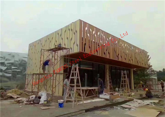 Revestimiento de aluminio estándar del metal del AU NZ, revestimiento externo de la pared del metal de 6m m