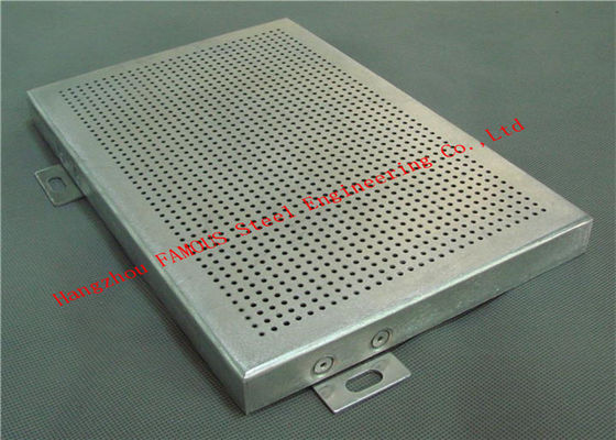 revestimiento 5052 1.2m m de aluminio del metal, el panel perforado de aluminio de 0.9m m