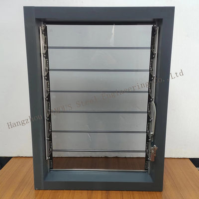 Ventana de aluminio modificada para requisitos particulares de la lumbrera de la persiana para el retrete/el cuarto de baño