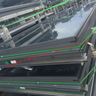 ventana de vidrio de aluminio del marco de 6m m 12A 6m m