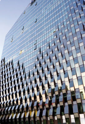 6106 ventiló el aislamiento de calor de cristal de la fachada de la pared de cortina de las fachadas de cristal