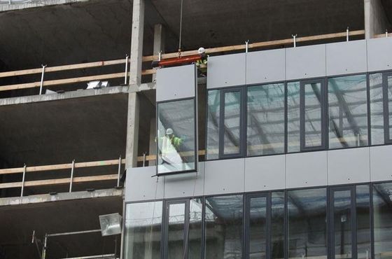 6106 ventiló el aislamiento de calor de cristal de la fachada de la pared de cortina de las fachadas de cristal