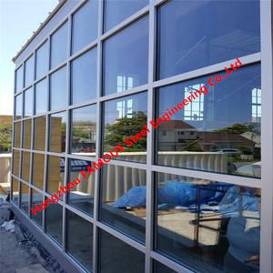 Las paredes de cortina puestas en unidades de aluminio anodizaron las paredes de la ventana de cristal