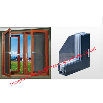 AS2047 esmaltó la ventana de vidrio de aluminio del marco balancea estilo abierto