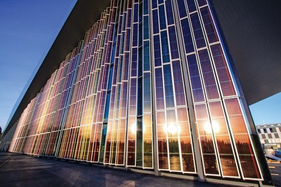 T5 módulos solares del grado BIPV picovoltio para el sistema ventilado de la fachada