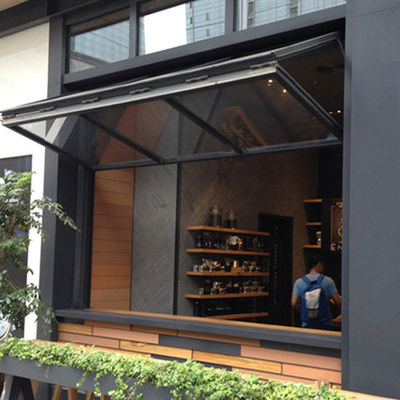 Vidrio exterior de la aleación de aluminio de la fachada que dobla el marco expuesto Windows plegable