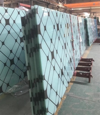 impresión de pantalla de seda endurecida 10m m Art Glass decorativo insonoro de cristal
