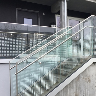 impresión de pantalla de seda endurecida 10m m Art Glass decorativo insonoro de cristal