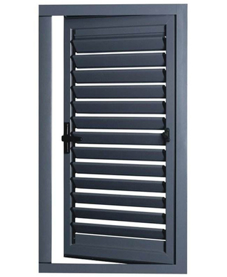 Persianas ajustables de aluminio personalizadas Ventana Breezeway Persianas Ventanas