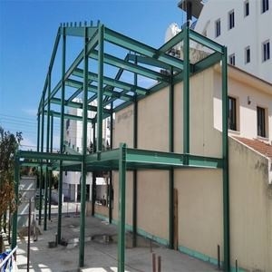 Los equipos prefabricados de la casa de marco de acero intercalan el chalet de acero del indicador de la luz del panel