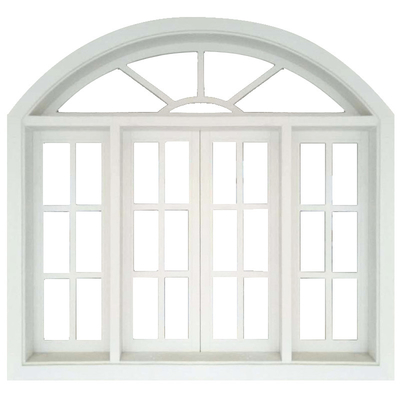 La tormenta de aluminio Windows de la rotura termal asó a la parrilla la ventana abuhardillada de cristal