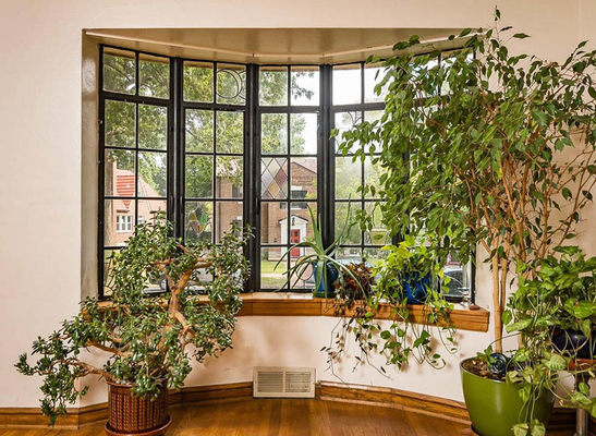Vidrio moderado doble de aluminio de Windows del arco de la tormenta del aislamiento sano