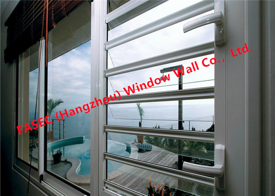Persianas ajustables de aluminio personalizadas Ventana Breezeway Persianas Ventanas