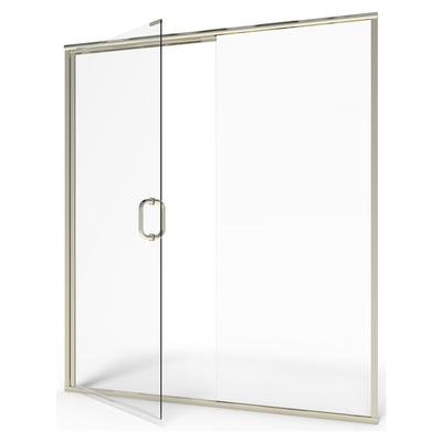 Vidrio doble del pivote de la puerta Frameless de aluminio moderna de la ducha
