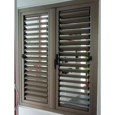 Persianas ajustables de aluminio personalizadas Ventana Breezeway Persianas Ventanas