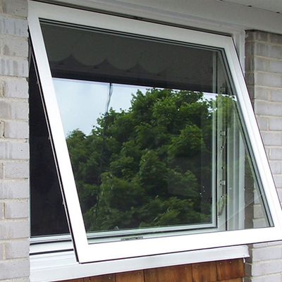 Doble vidriera PVDF del marco de la aleación de la ventana de aluminio del toldo