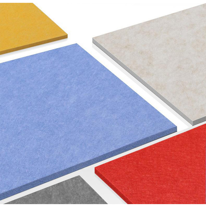 Los paneles de pared decorativos de bocadillo del sitio gráfico absorben el panel acústico del poliéster sano