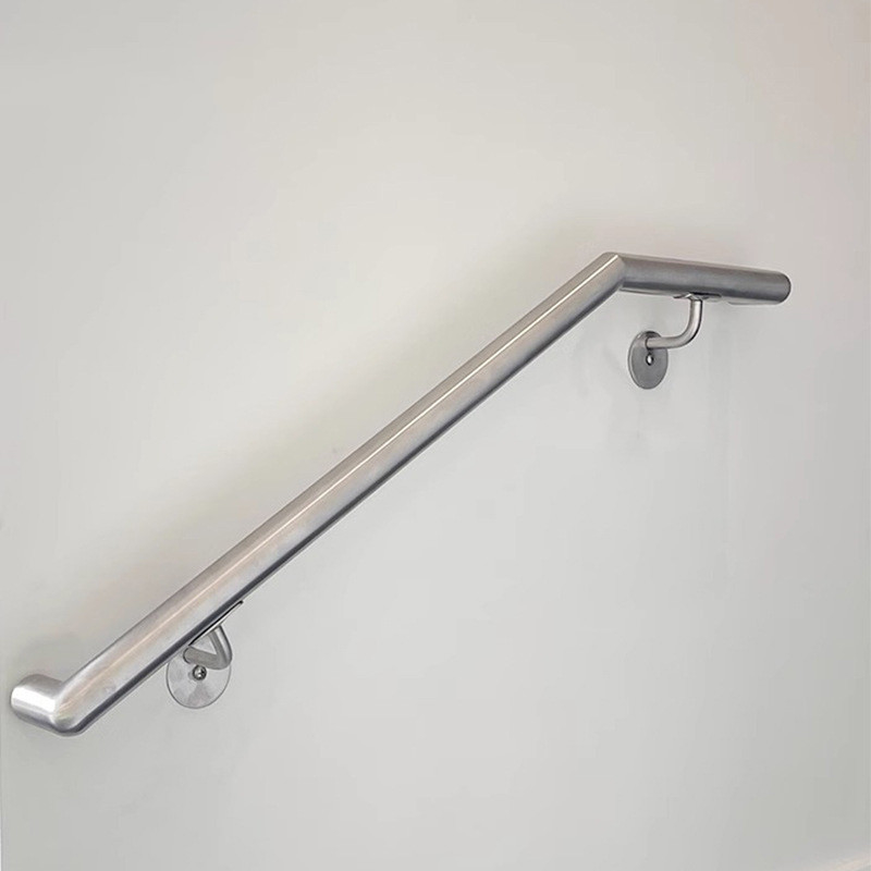Diseño Vintage Barandillas de escalera de vidrio en polvo Revestido / pulido / cepillado / acabado anodizado