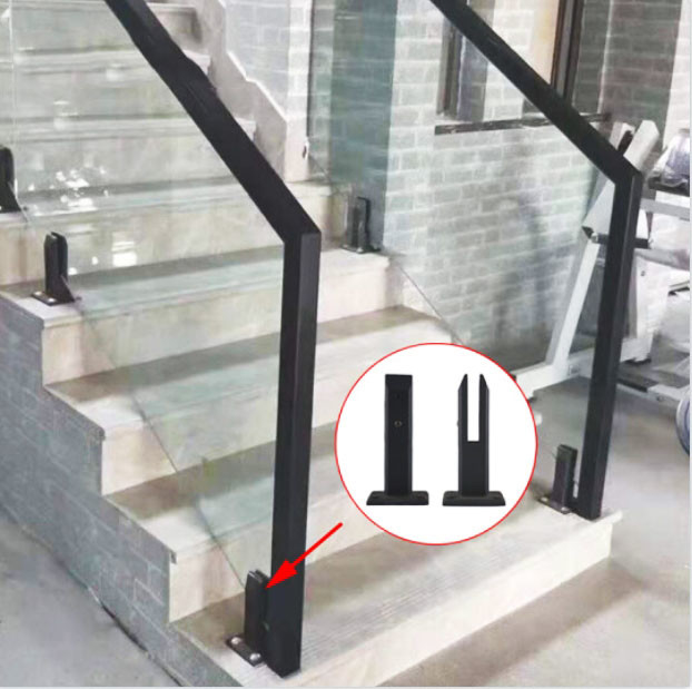Manos de escalera de 900 mm 1100 mm con colores de vidrio ultraclaros para un rendimiento duradero