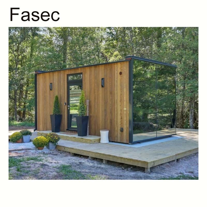 Casas de cristal de acero con doble acristalamiento de doble acristalamiento de acero de doble acristalamiento Casas de cristal con solarium para exteriores
