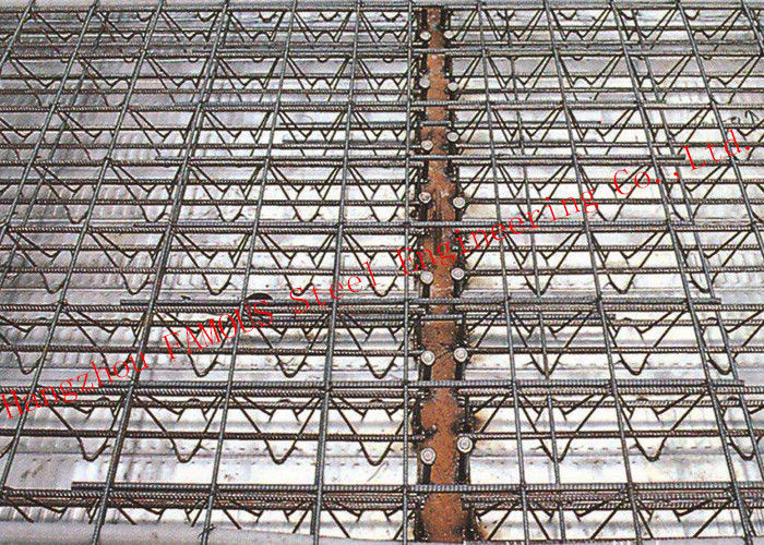 El Decking galvanizado HRB500E del piso del metal del 11.8m reforzó el braguero de la barra de acero, Decking concreto del piso de 0.5m m