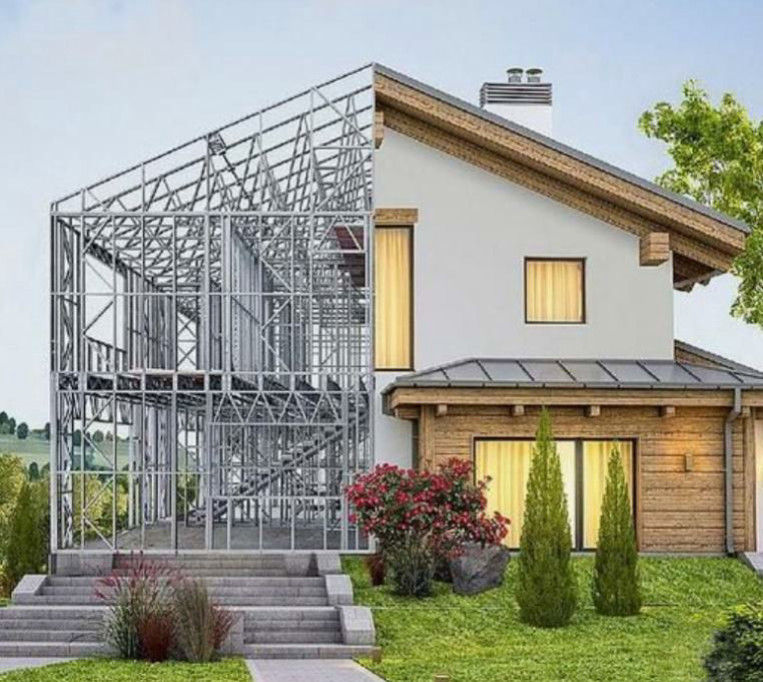 Equipos residenciales de la casa de marco de acero del EN 1090-2-2018, Q235B Kit Homes de acero modular